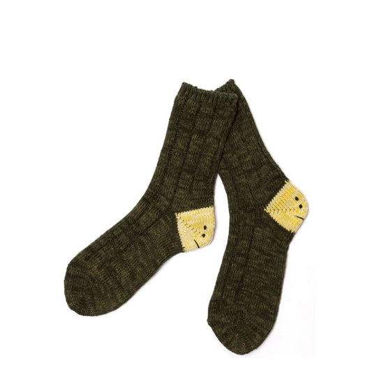 56 YARNS MA-1 RAINBOWY HAPPY HEEL SOCKS