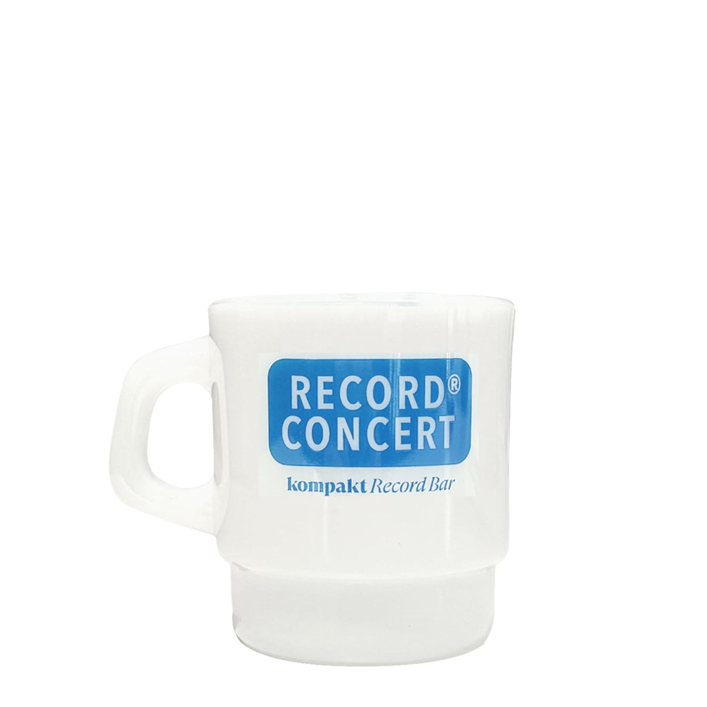 RECORD CONCERT MILK GLASS