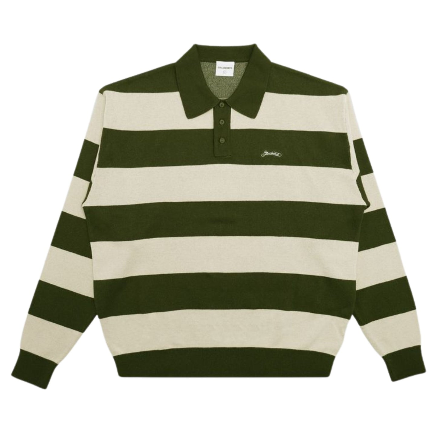 WHITTIER KNIT LS POLO SWEATER
