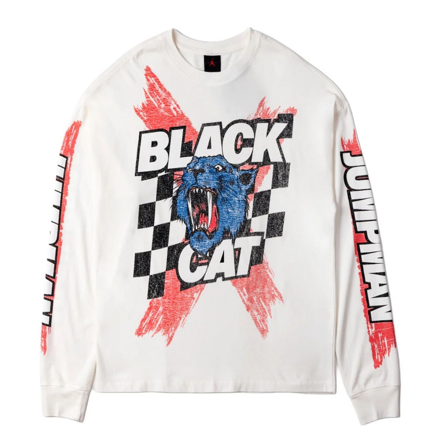 M J BLACK CAT LS TEE