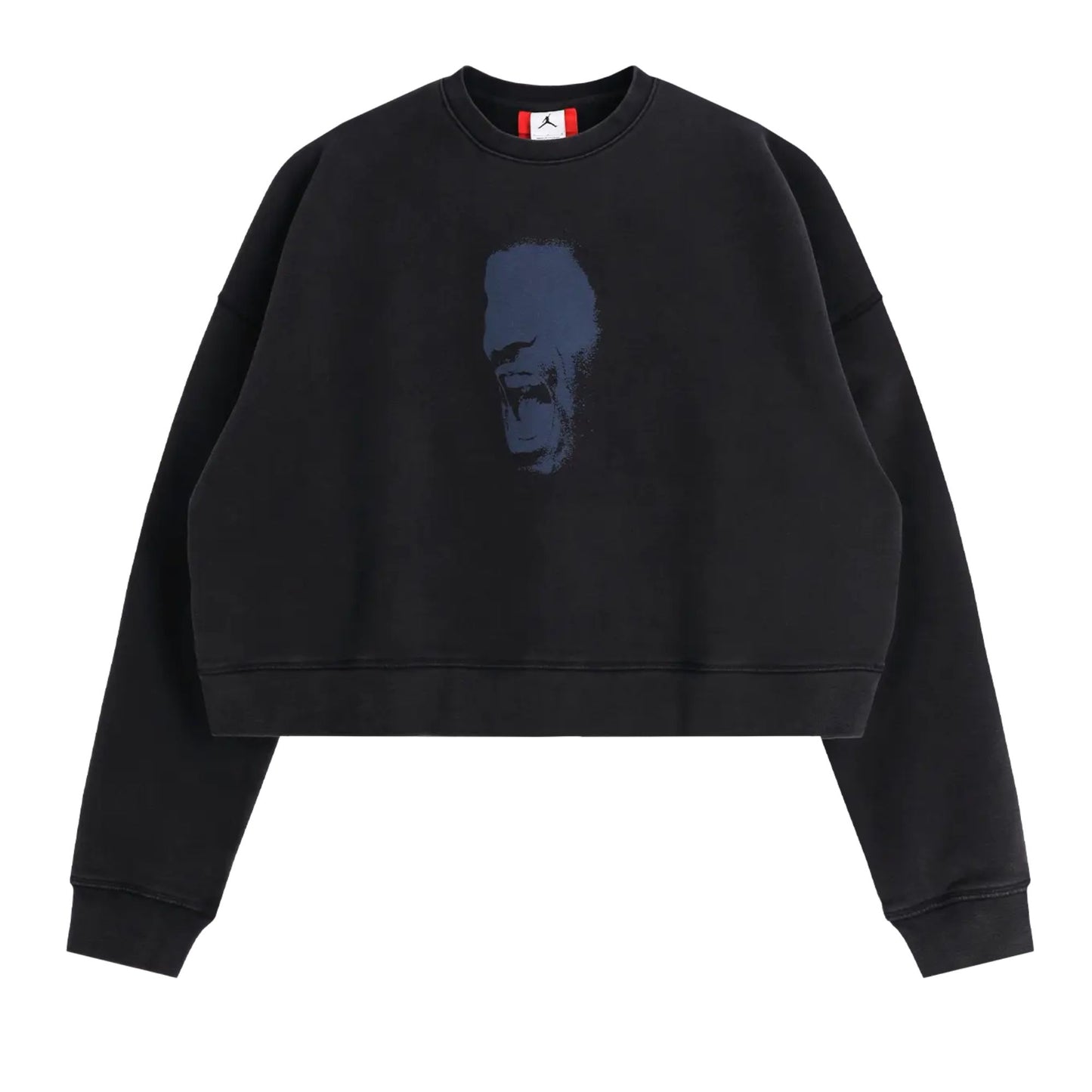 JORDAN X IH CROPPED FLEECE CREW-NECK SWEATSHIRT