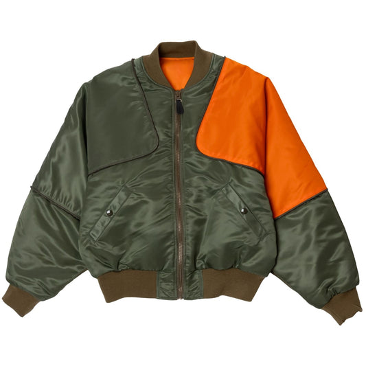 MA-1 NYLON SHAM BOMBER JKT