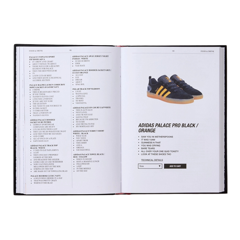 PALACE PRODUCT DESCRIPTIONS: THE SELECTED ARCHIVE