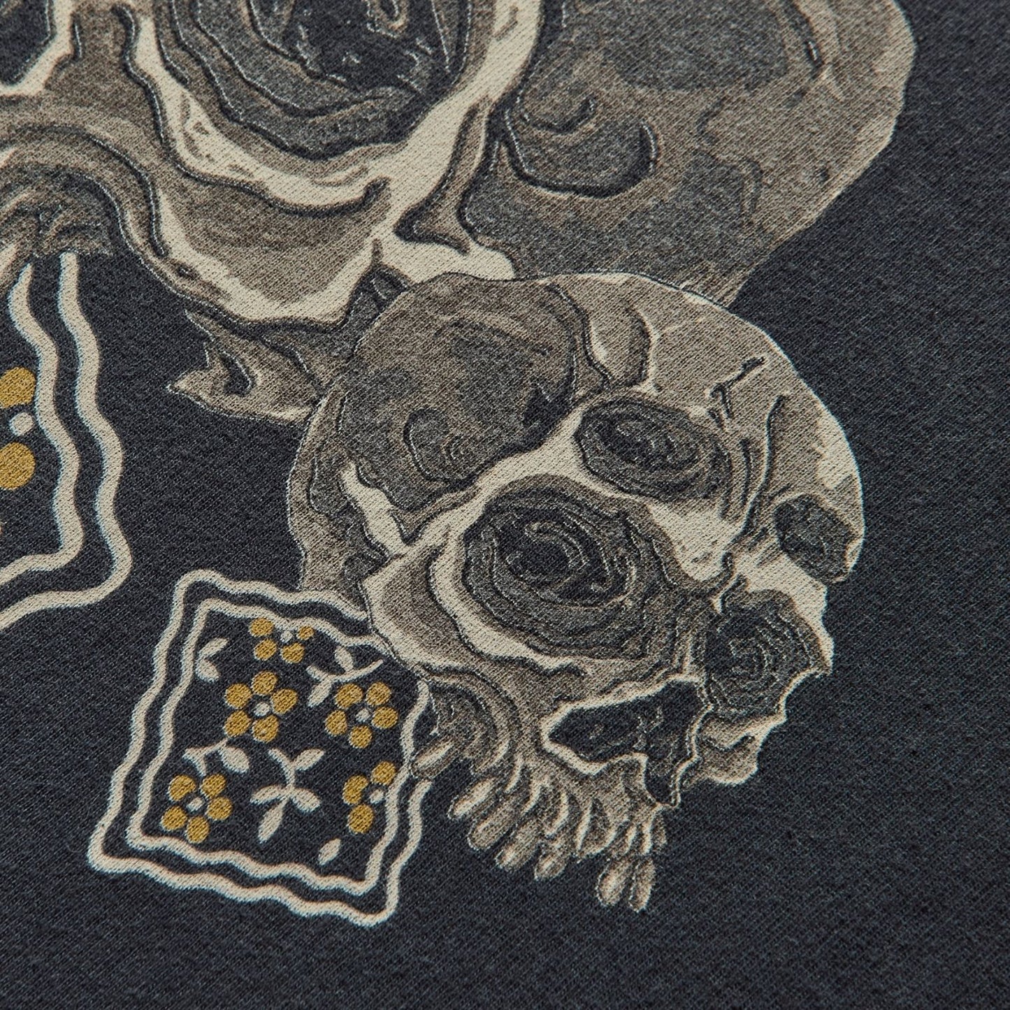 20/-JERSEY CREW T (PECKISH RAIN SKULL)