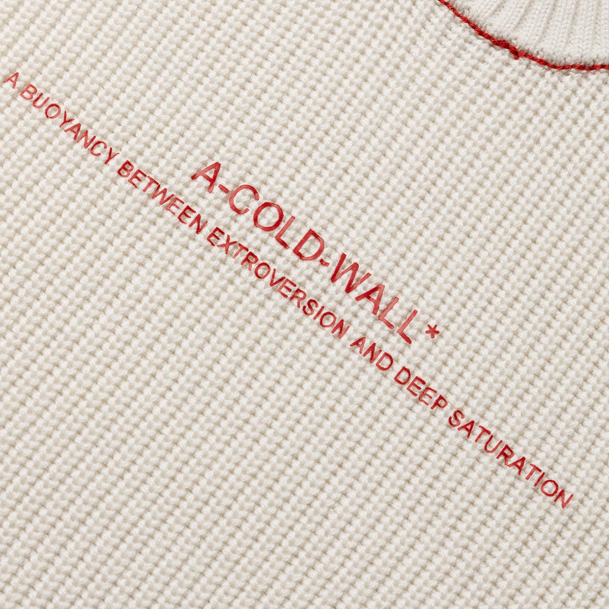 A COLD WALL* Hoodies & Sweatshirts DIALOGUE KNIT CREWNECK