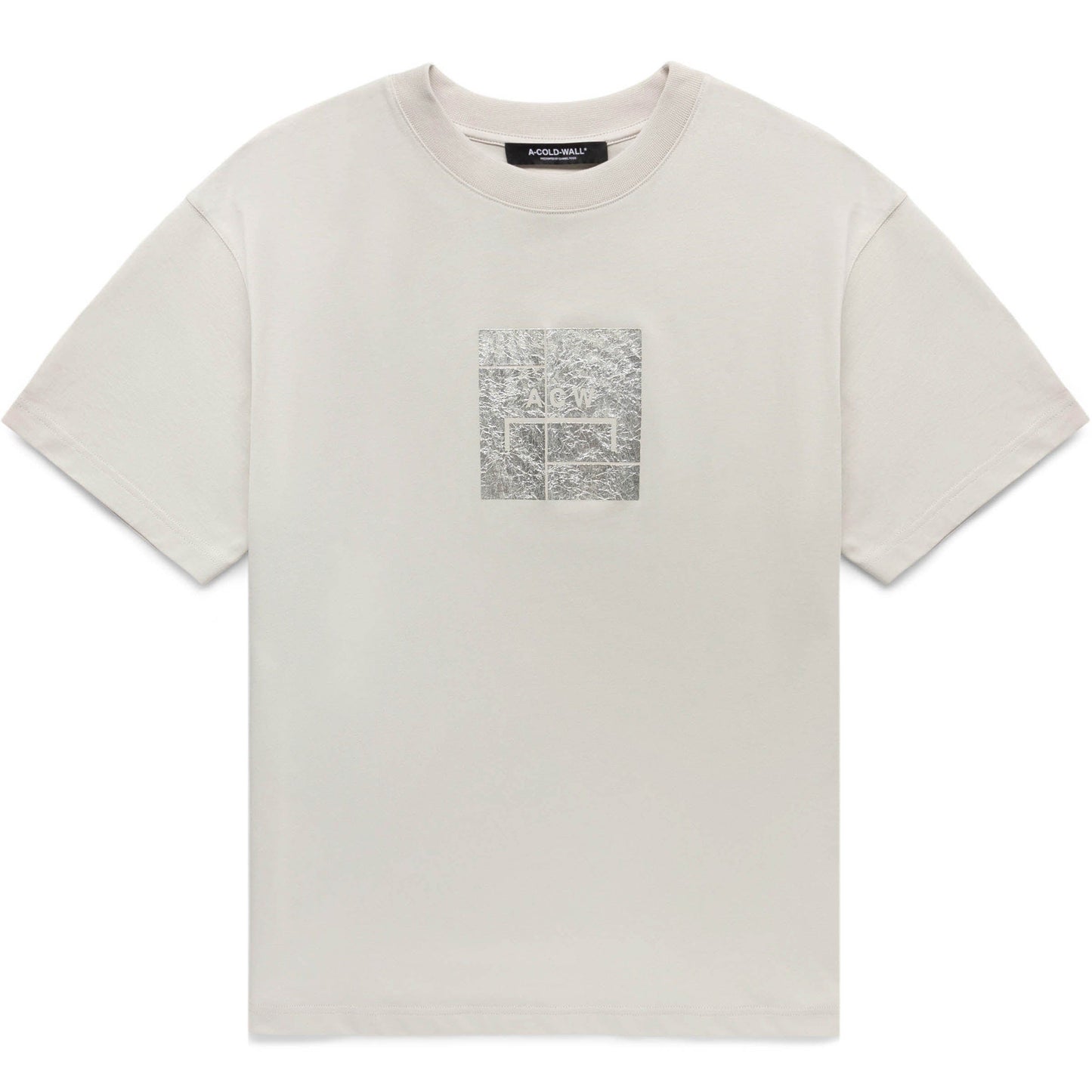 A COLD WALL* T-Shirts FOIL GRID T-SHIRT