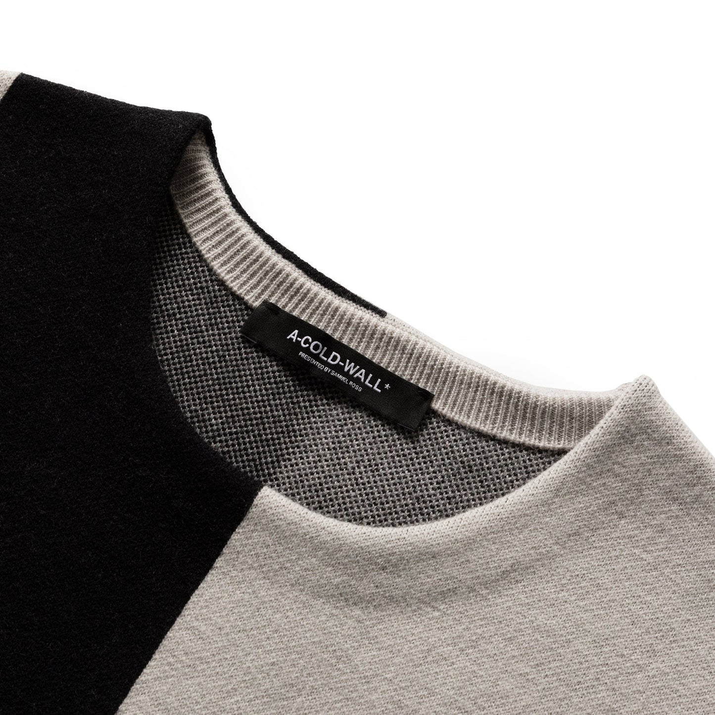 A COLD WALL* Knitwear GEOMETRIC KNIT CREWNECK