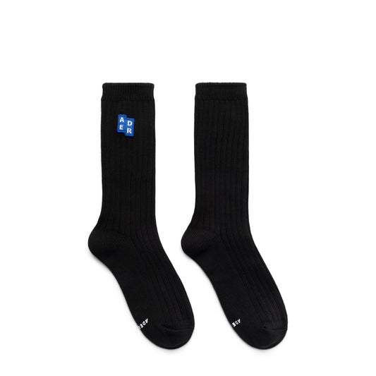 Ader Error Socks NOIR / O/S TRS TAG SOCKS