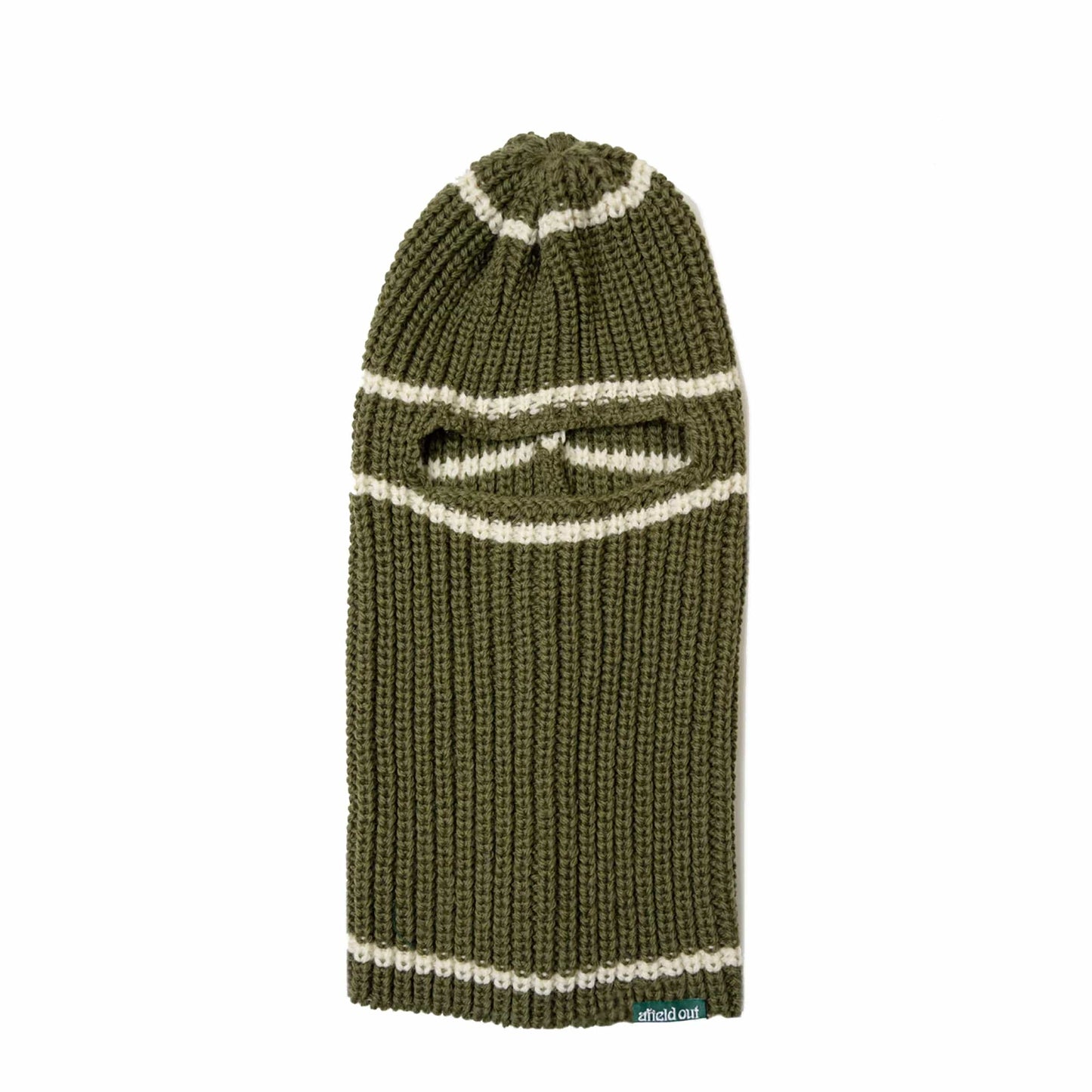 Afield Out Headwear ARMY GREEN / O/S STRIPED BALACLAVA