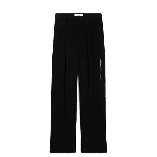 AMI PARIS CARGO TROUSERS BLACK