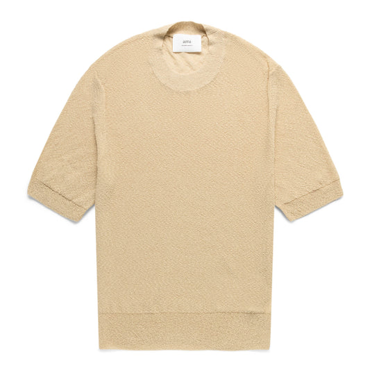 AMI Knitwear CREWNECK KNIT T-SHIRT