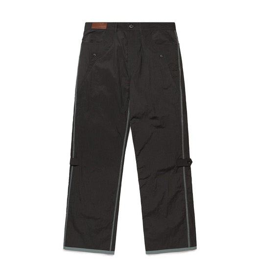 Andersson Bell Bottoms CRACKED NYLON INSIDE-OUT TROUSER