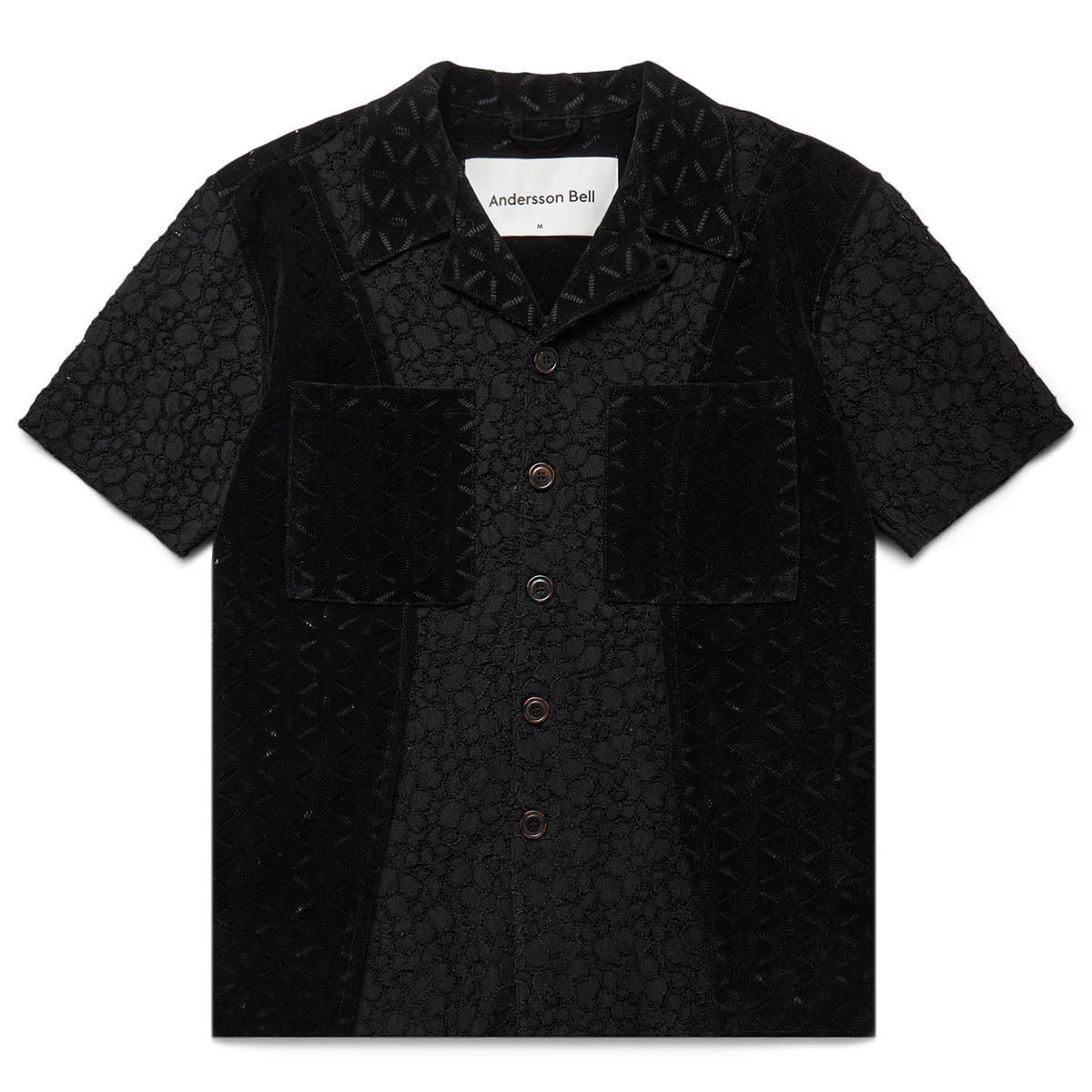 Andersson Bell Shirts HALF SHEER FLOWER LACE SHIRT