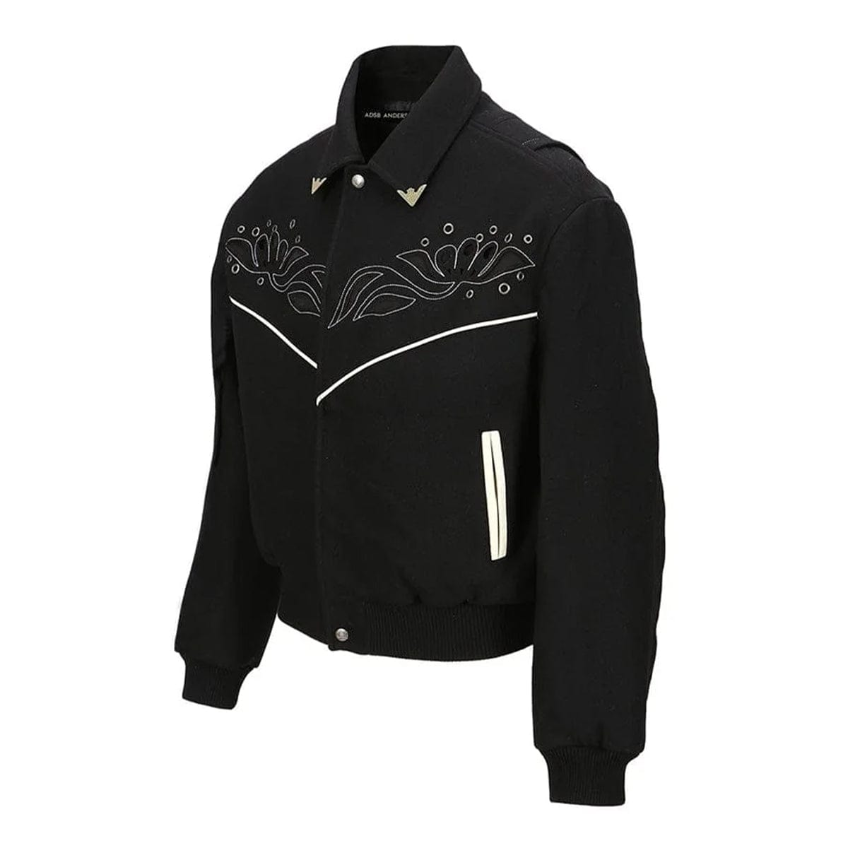 AmaflightschoolShops | LEMMANS WOOL BLOUSON JACKET BLACK | mons