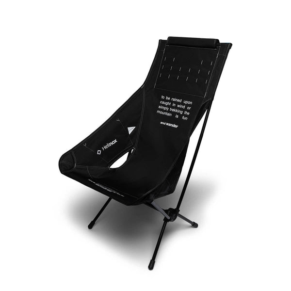 AND WANDER X HELINOX FOLDING CHAIR NO.2 BLACK | Bodega