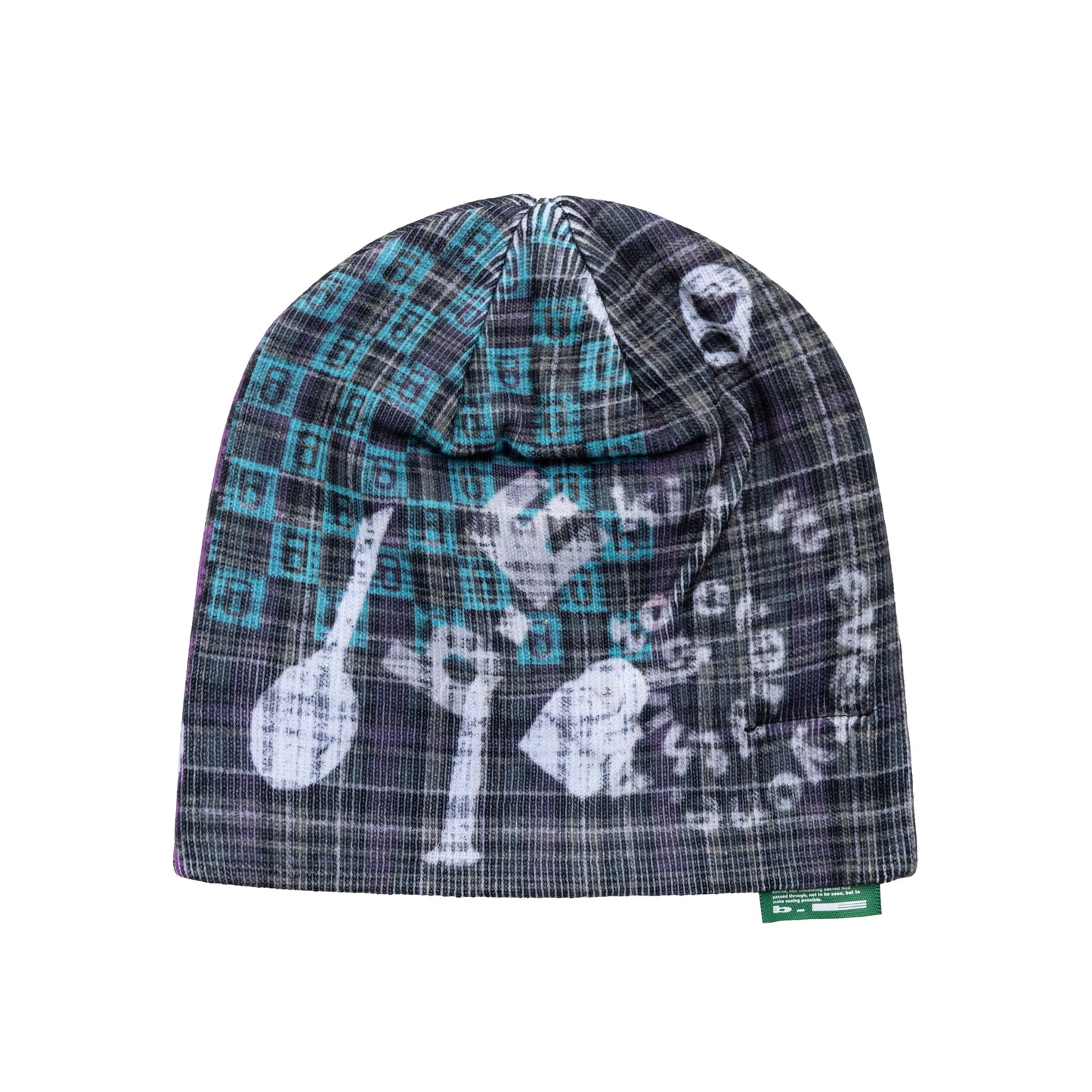 b.Eautiful x LEO GON'DO PLAID BEANIE