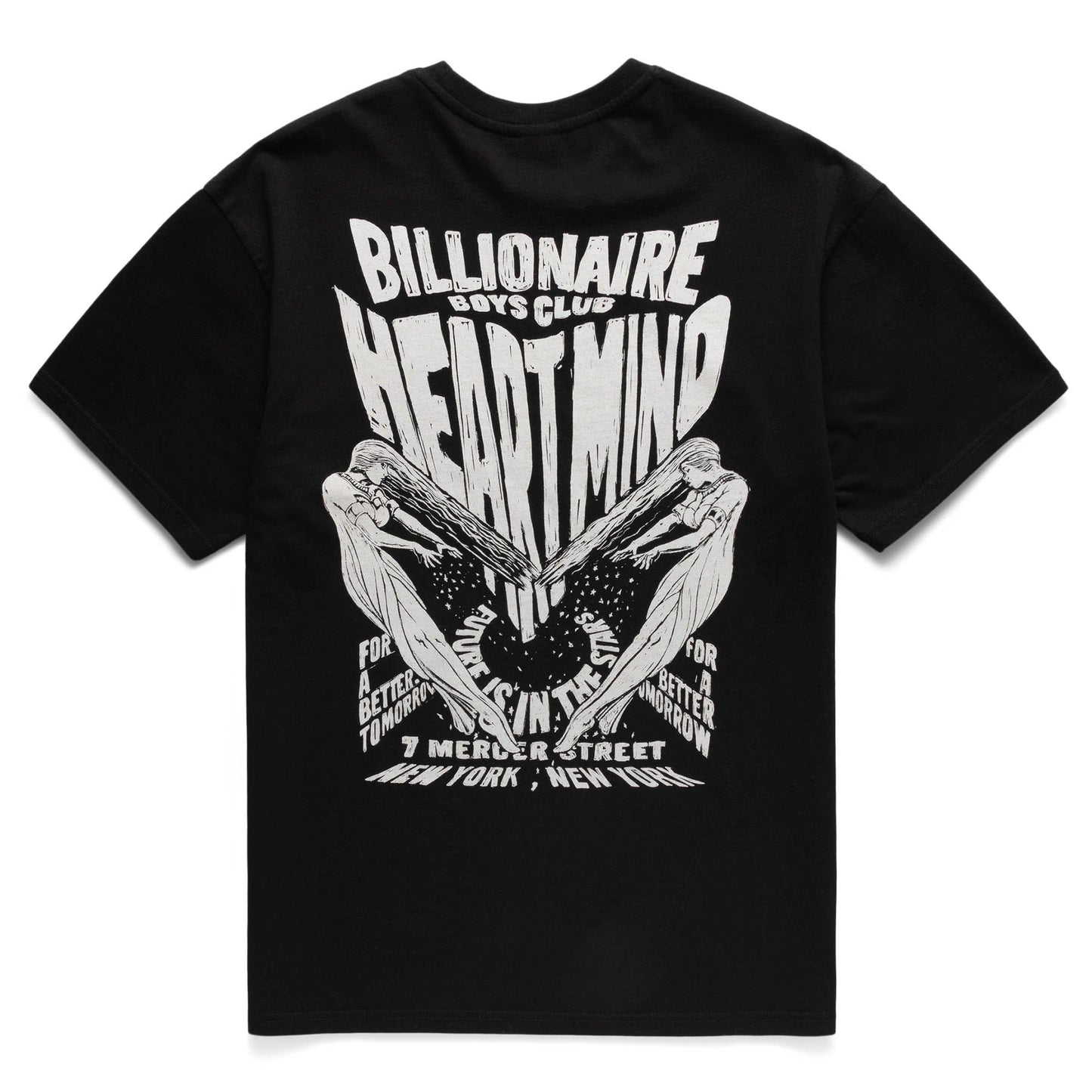 BILLIONAIRE BOYS CLUB BB HEART AND MIND KNIT T-SHIRT BLACK