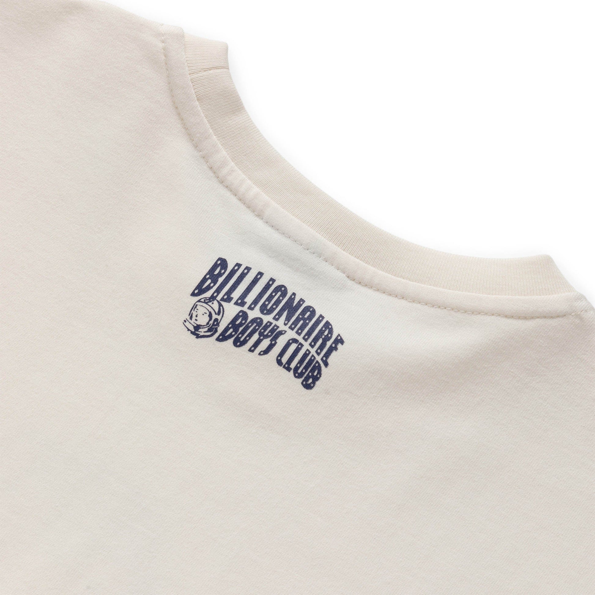 BILLIONAIRE BOYS CLUB BB SPACE AND TIME KNIT T-SHIRT WHISPER WHITE