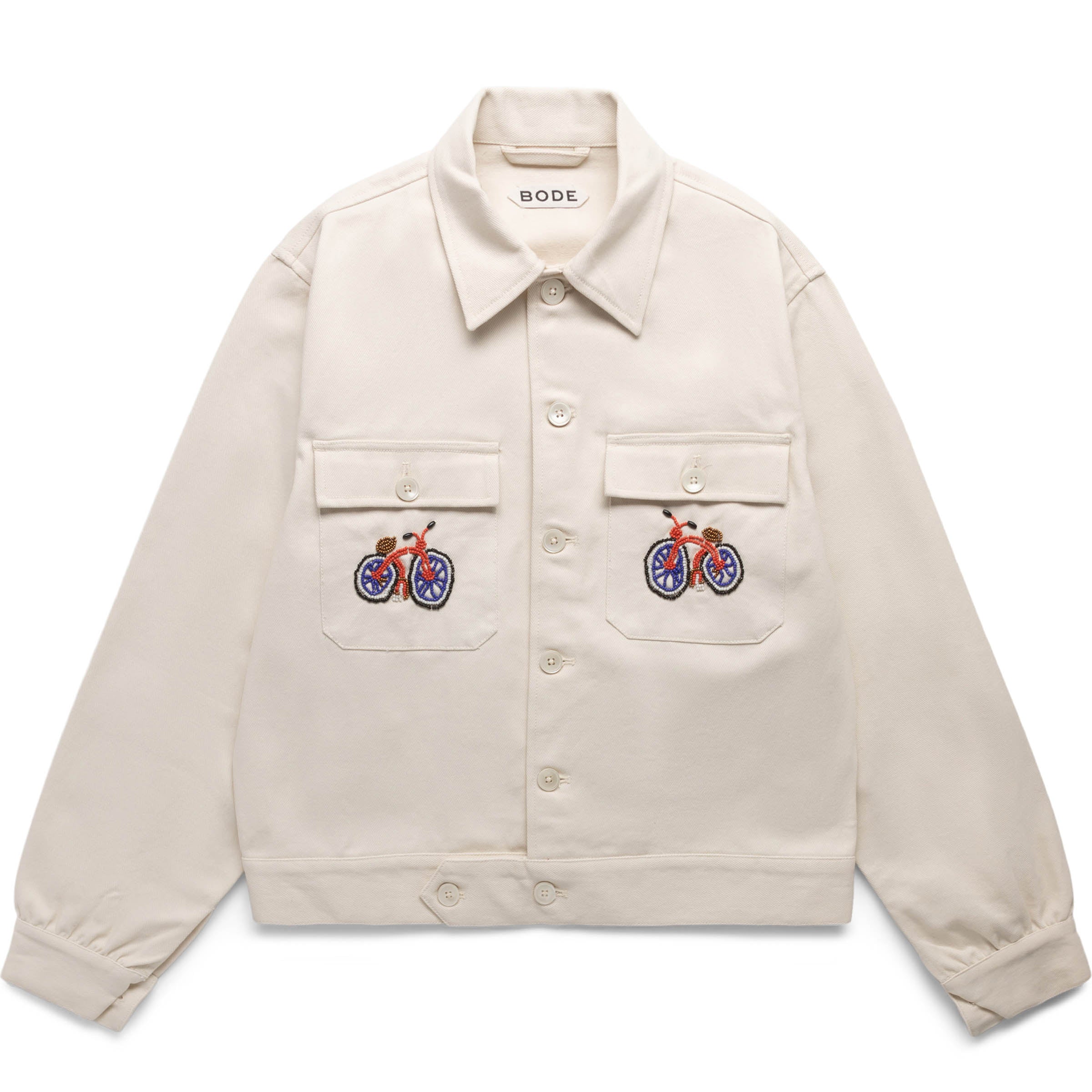 Bode Off-White Bicycle Jacket