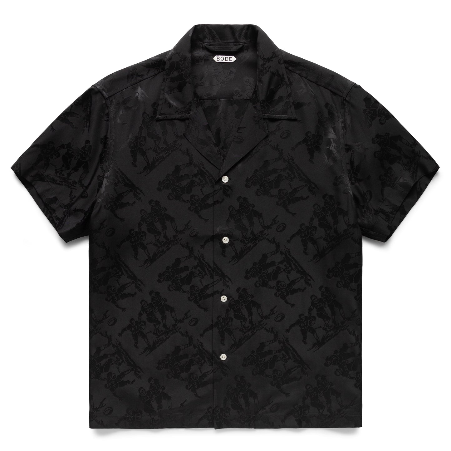 BODE Shirts FOOTBALL JACQUARD BOWLING SHIRT