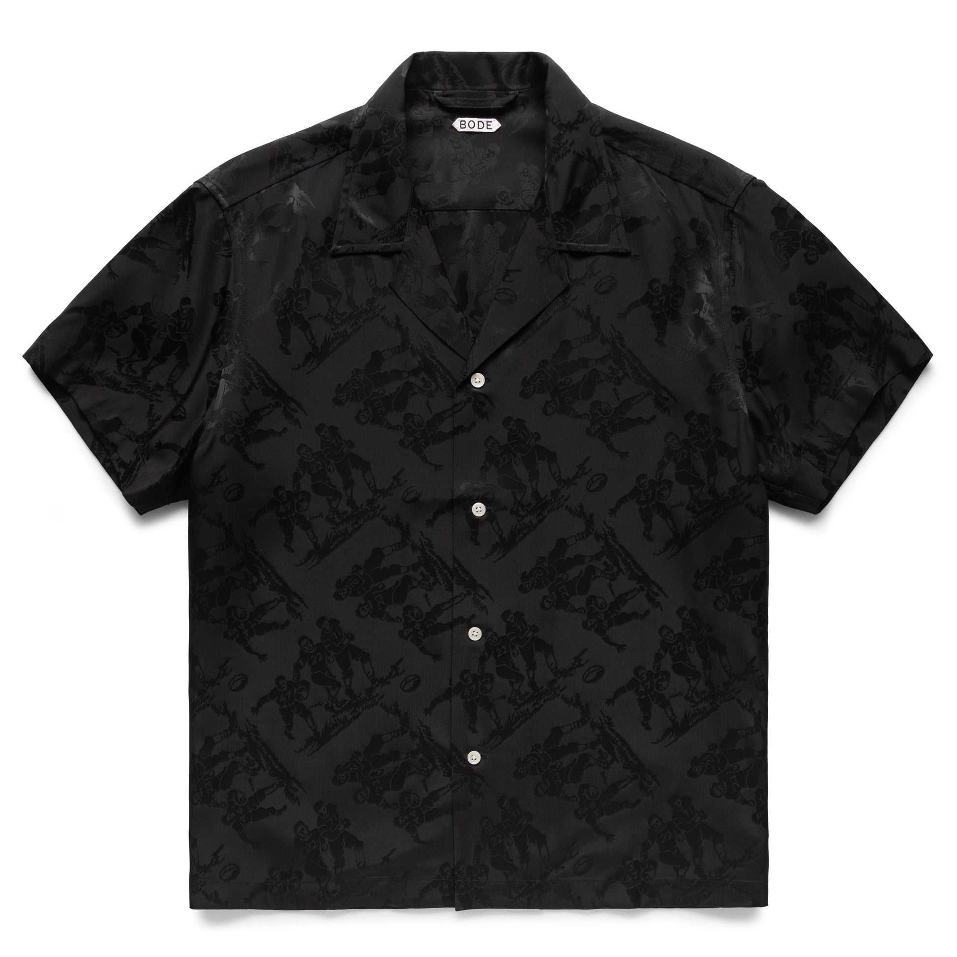 BODE Shirts FOOTBALL JACQUARD BOWLING SHIRT