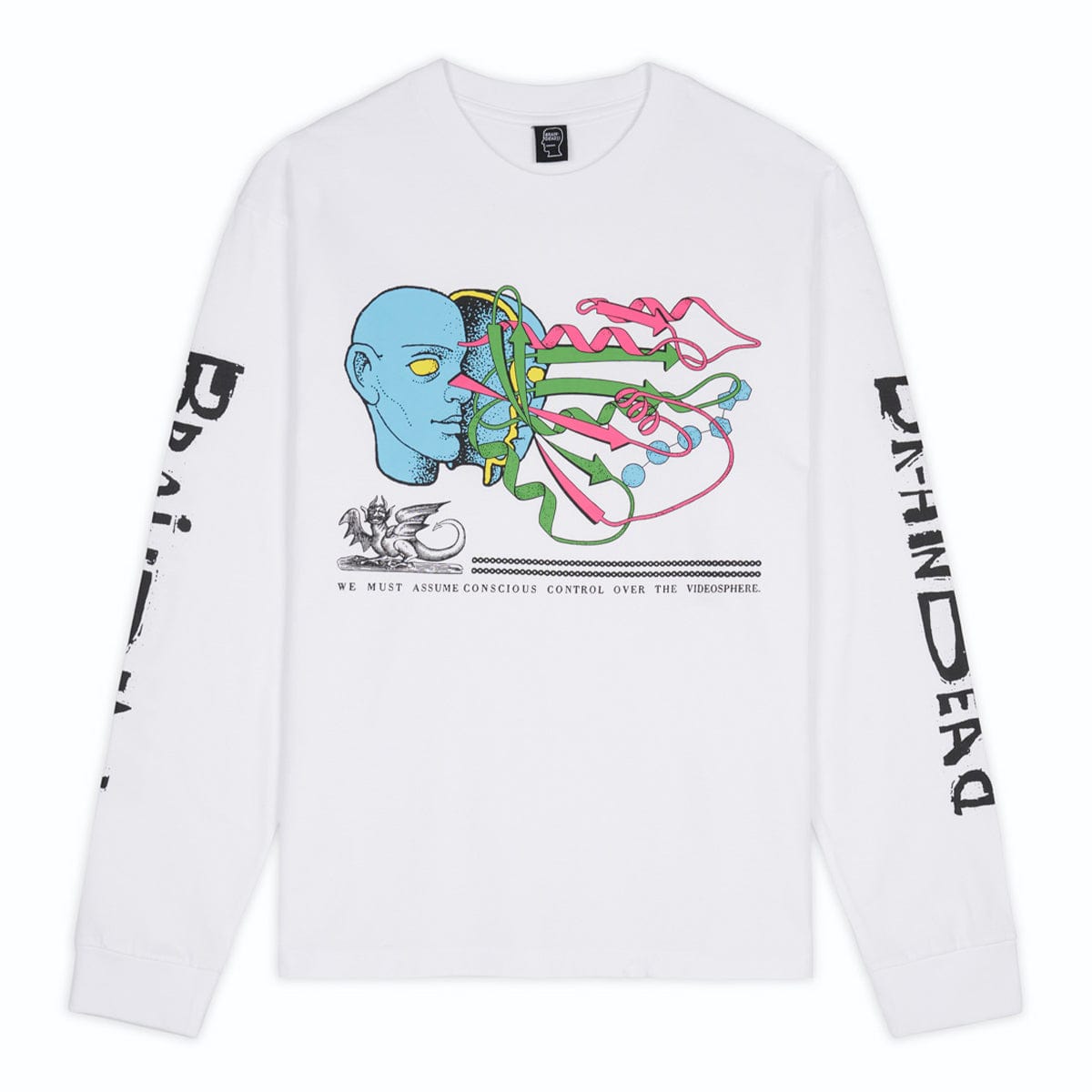 Brain Dead T-Shirts CONSCIOUS CONTROL LONG SLEEVE T-SHIRT