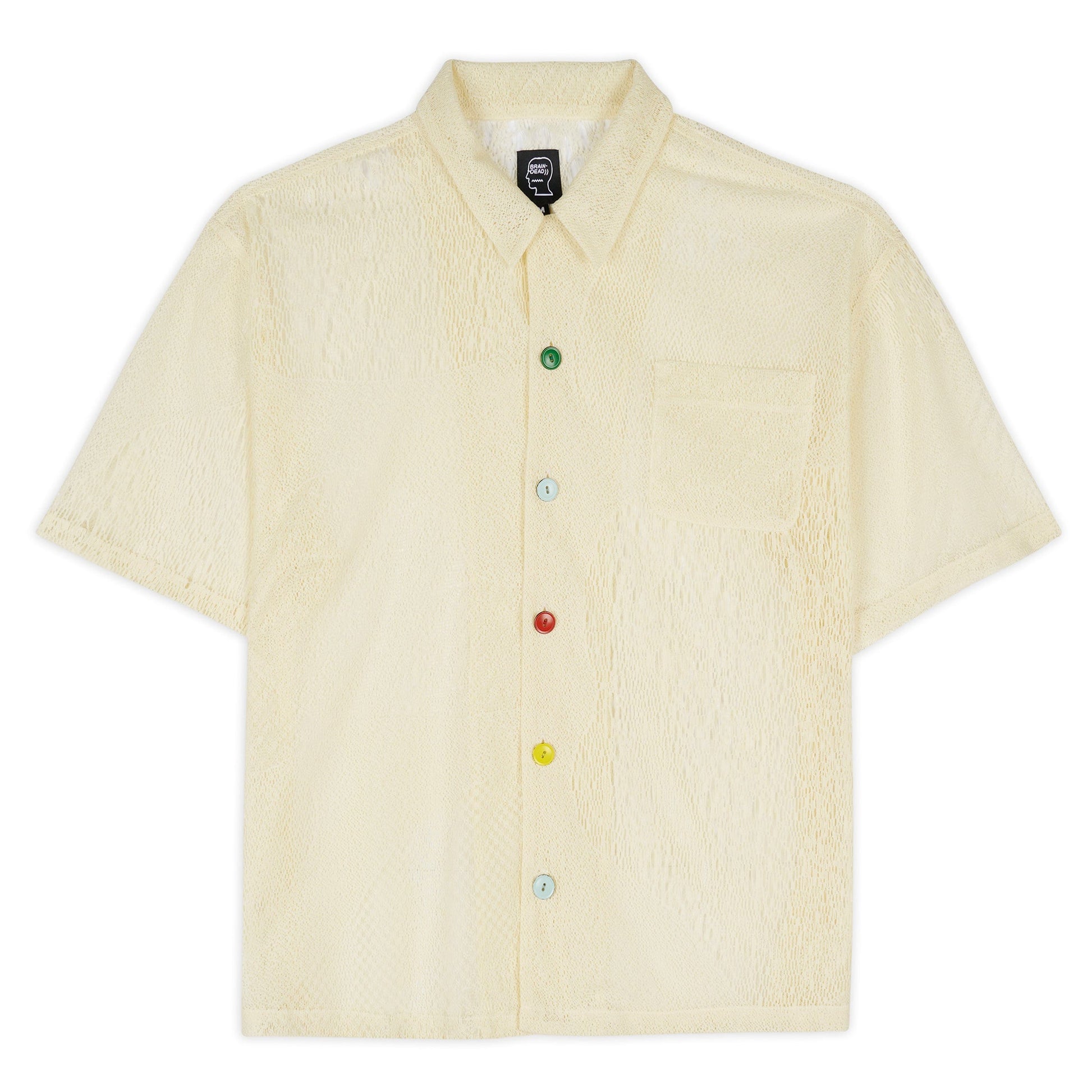 Brain Dead Shirts ENGINEERED MESH BUTTON UP