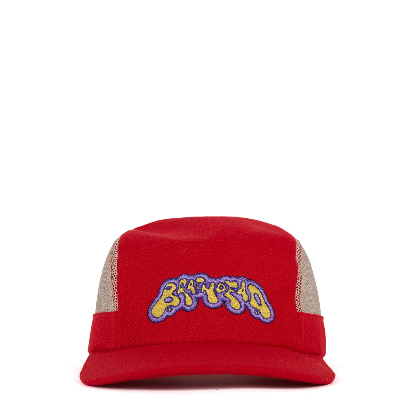 Brain Dead Headwear RED / O/S MESH PANEL CAMP HAT