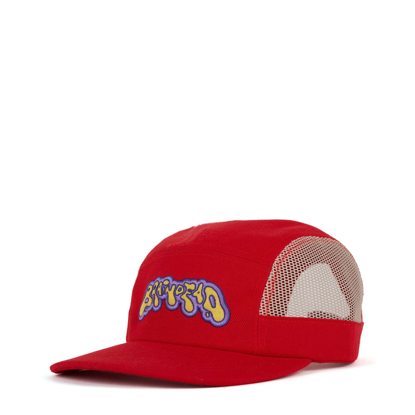 Brain Dead Headwear RED / O/S MESH PANEL CAMP HAT