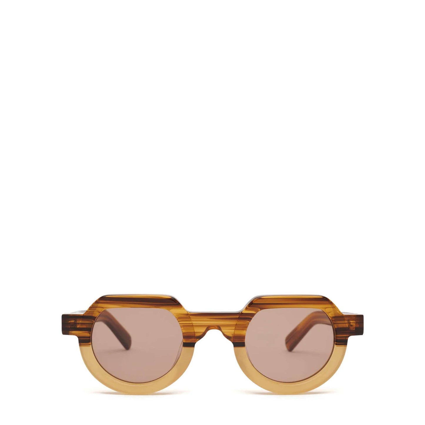 Brain Dead Eyewear ORANGE TORTOISE ACETATE/DARK BROWN LENS / O/S TANI POST MODERN PRIMITIVE EYE PROTECTION