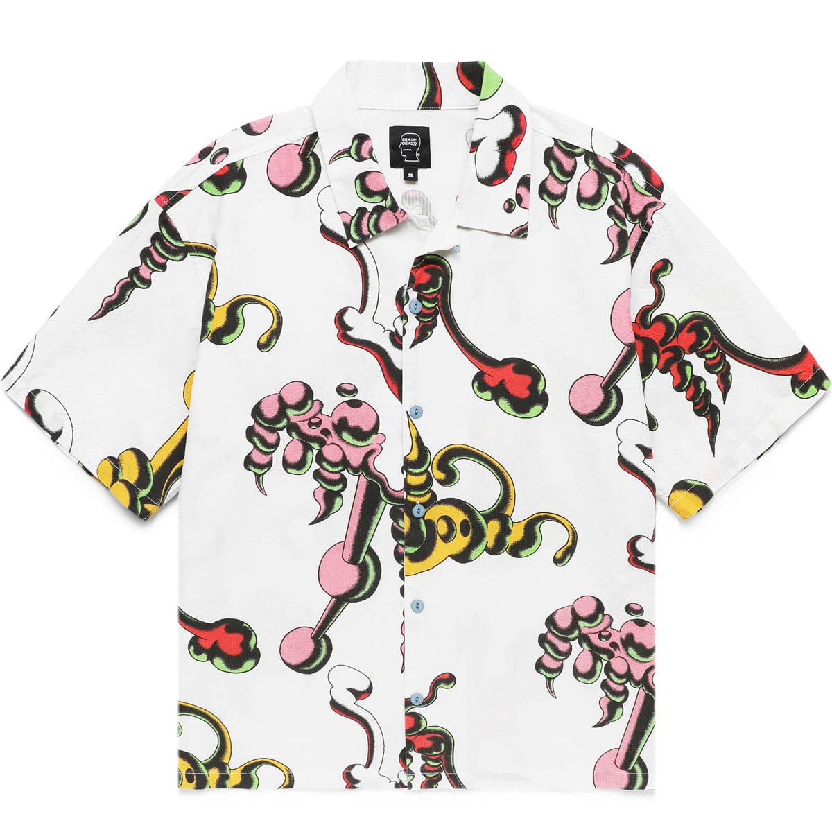 Brain Dead Shirts TETSUNORI TAWARAYA SEERSUCKER SHORT SLEEVE BUTTON UP