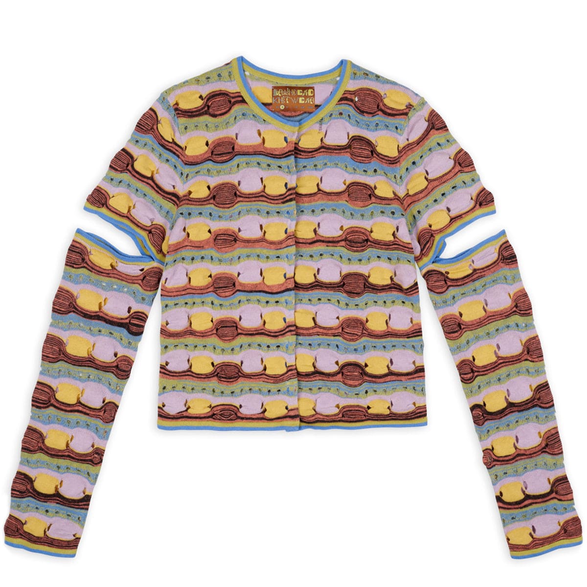 Brain Dead Womens WOMEN'S BUBBLE KNIT CARDIGAN