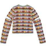 Brain Dead Womens WOMEN'S BUBBLE KNIT CARDIGAN