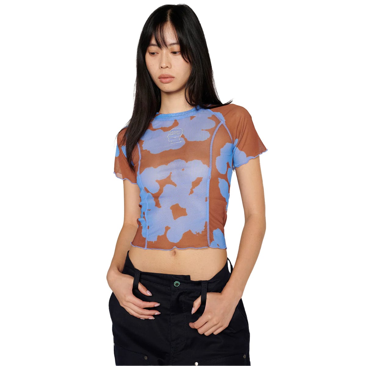 Brain Dead Women's WOMEN'S CLOUD BLOB HYPER MESH SHORT SLEEVE