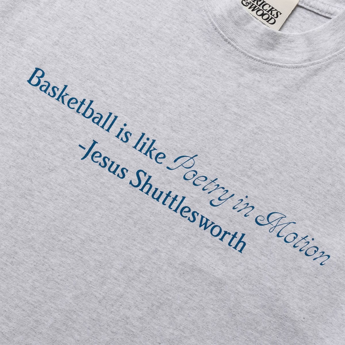 Bricks & Wood T-Shirts BASKETBALL IS LIKE POETRY IN MOTION T-SHIRT