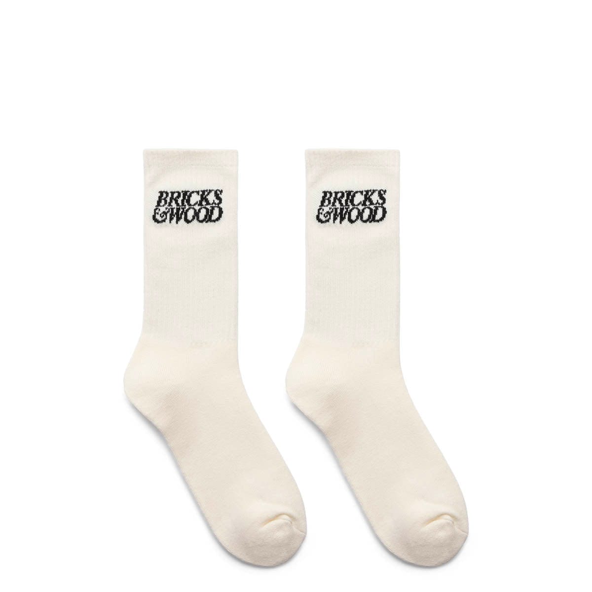 Bricks & Wood Socks CREAM / O/S LOGO SOCKS