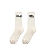 Bricks & Wood Socks CREAM / O/S LOGO SOCKS