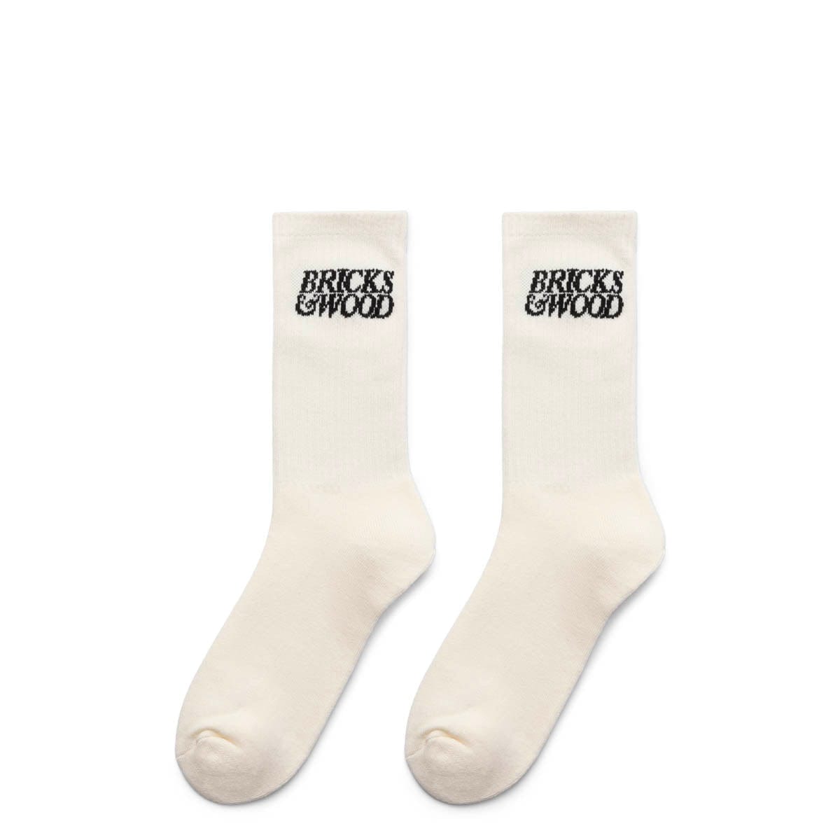 Bricks & Wood Socks CREAM / O/S LOGO SOCKS