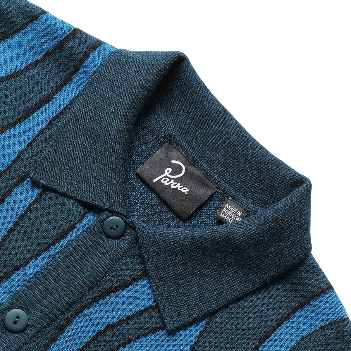 AQUA WEED WAVES KNITTED POLO SHIRT MULTI | Bodega