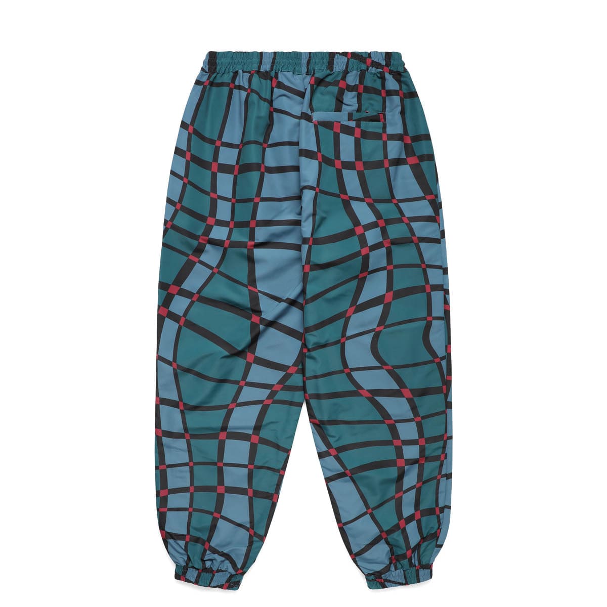 By Parra Bottoms SQUARED WAVES PATTERN TRACK PANTS