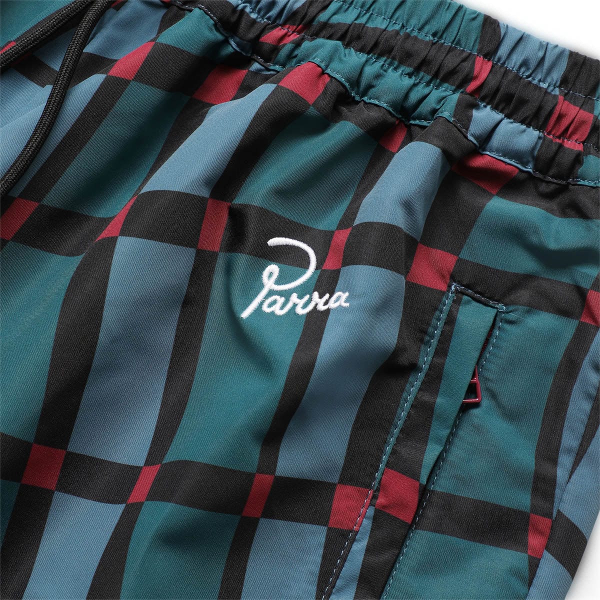 By Parra Bottoms SQUARED WAVES PATTERN TRACK PANTS