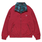 By Parra Outerwear SQUARED WAVES PATTERN TRACK TOP