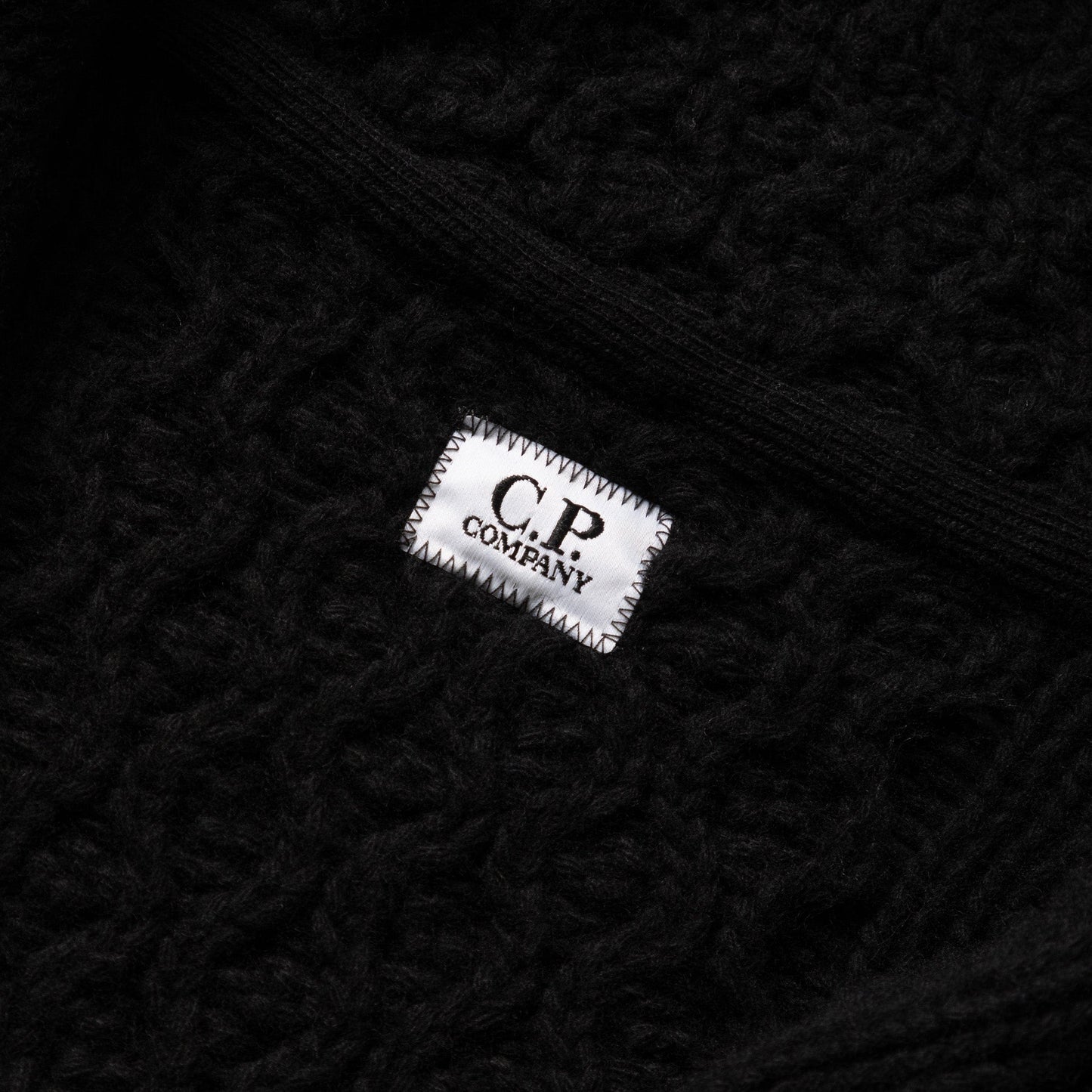 C.P. Company Knitwear CABLE-KNIT HOODED CARDIGAN