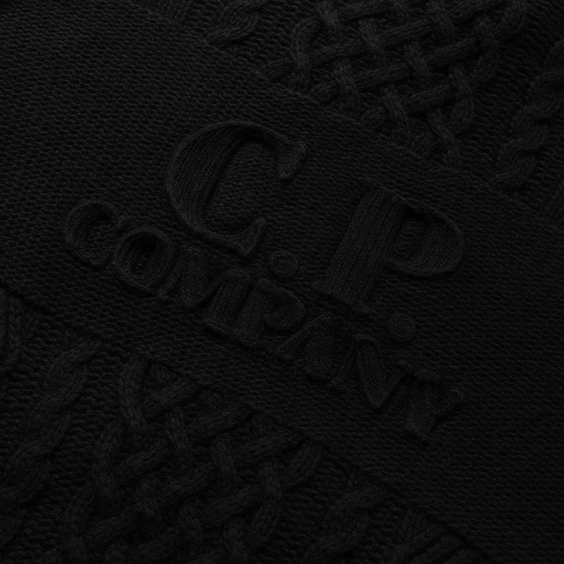 C.P. Company Knitwear CABLE-KNIT HOODED CARDIGAN