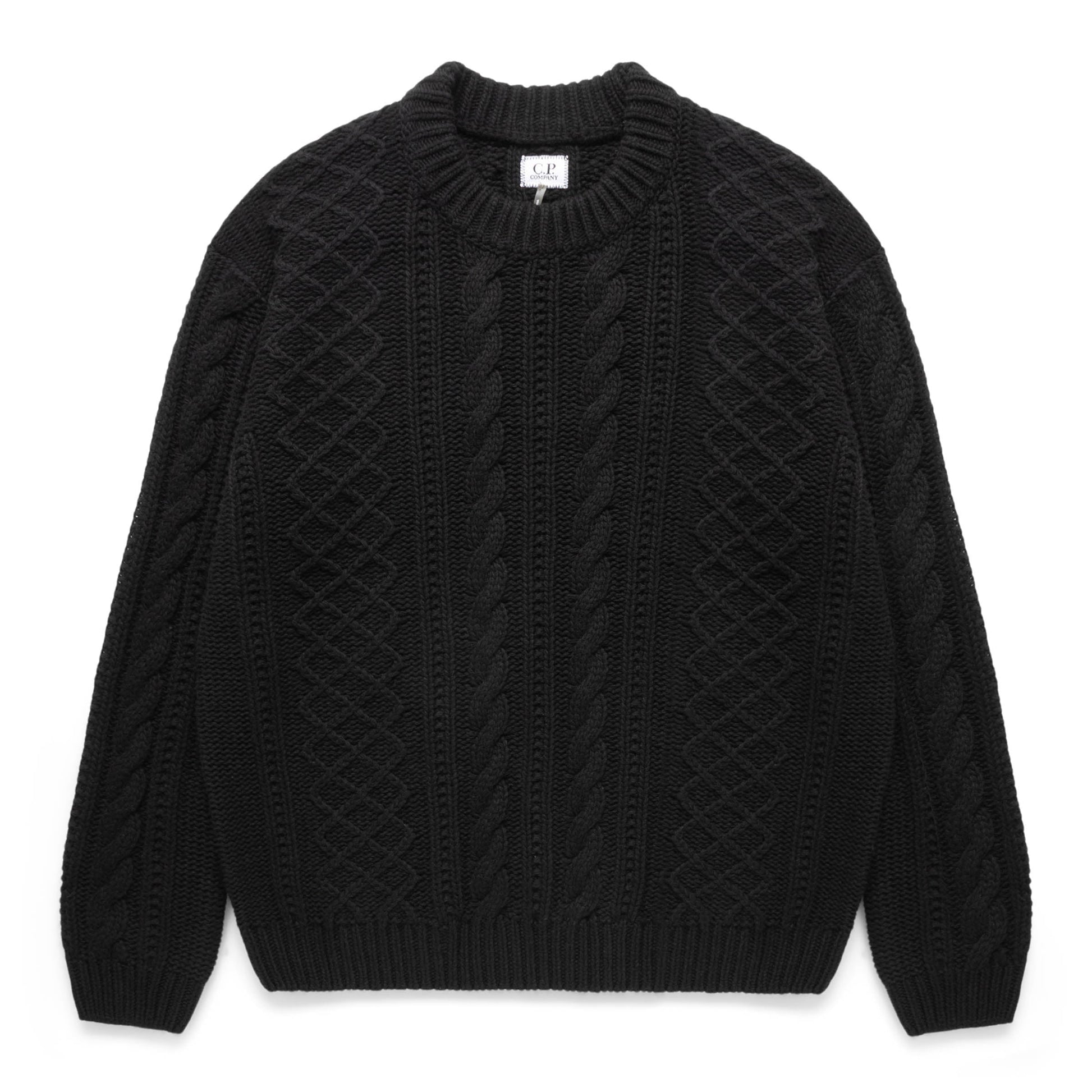 C.P. Company CREWNECK SWEATER BLACK