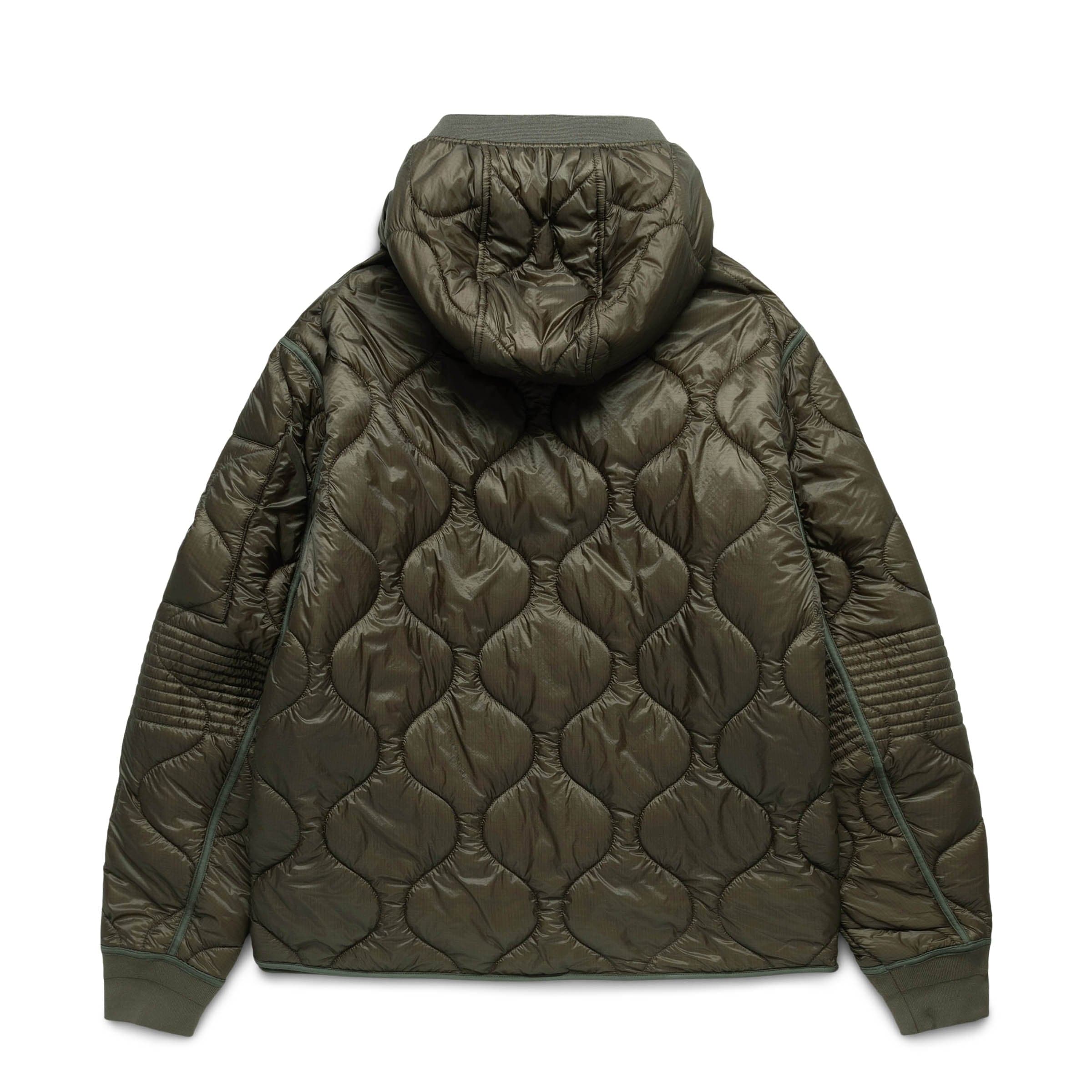 LINER PADDED HOODED JACKET GRAPE LEAF | BODEGA – Bodega