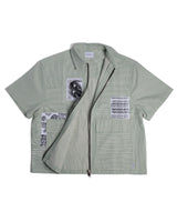 3 PANEL ZIP UP WORK SHIRT