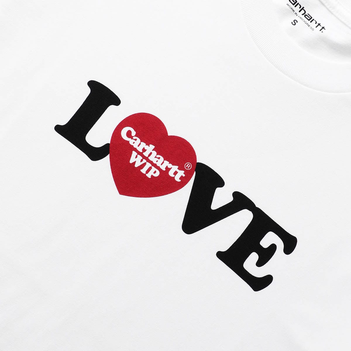 Carhartt WIP Love T-Shirt S / White / White