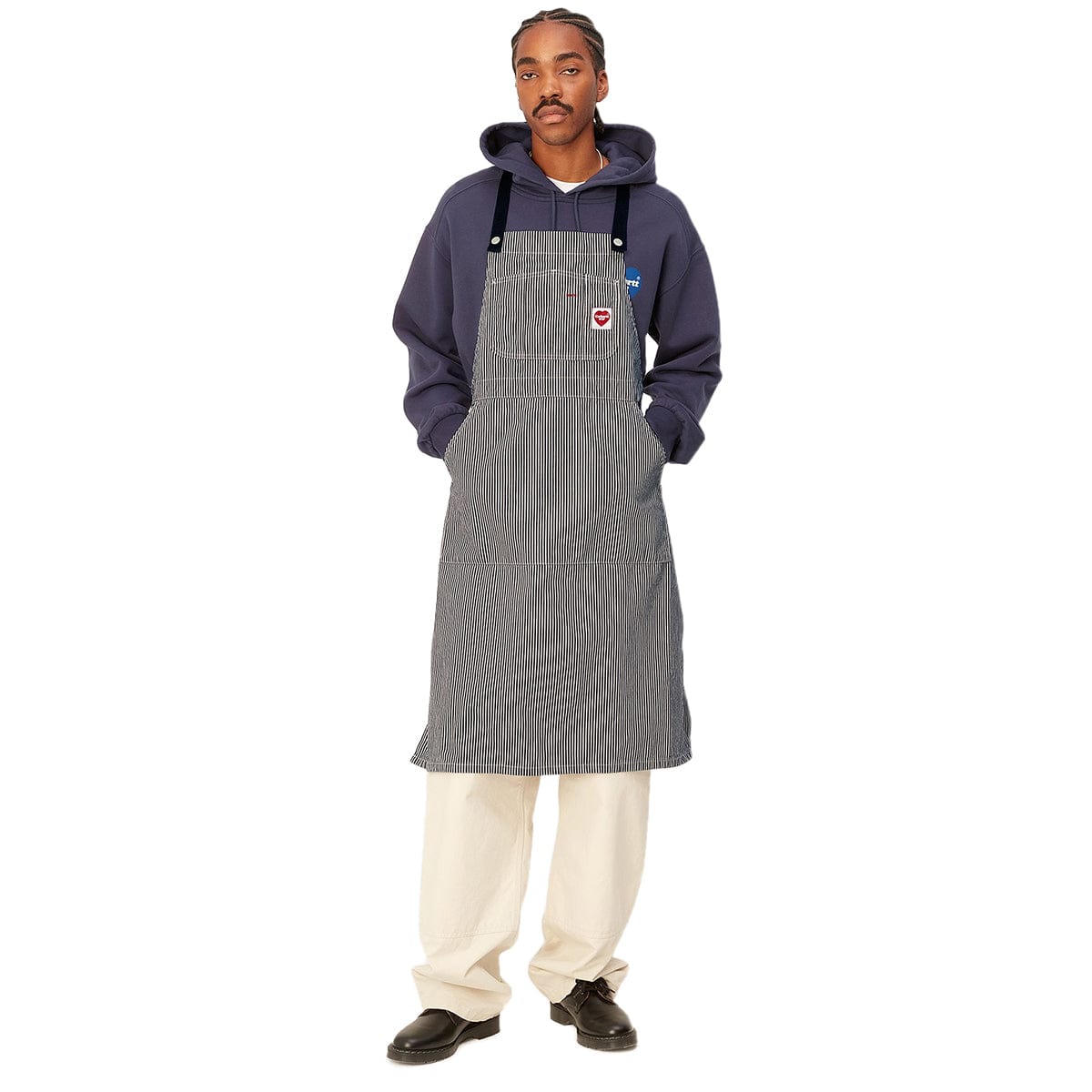 TERRELL APRON DARK NAVY/WAX | Bodega