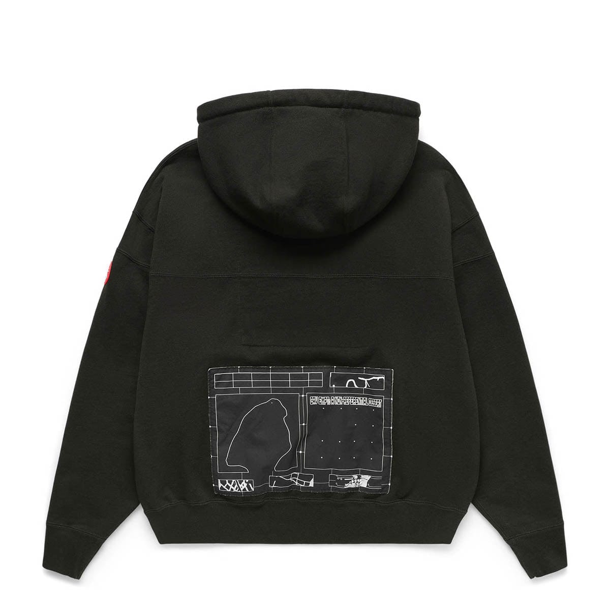 CURVED SWITCH HOODY BLACK AtidstuShops